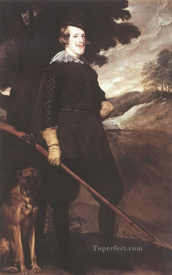 King Philip IV as a Huntsman portrait Diego Velazquez Oil Paintings